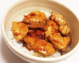 やわらか鶏胸肉の蒲焼丼作り方6写真