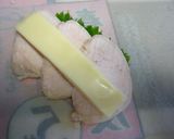 チーズがとろりん♪青じその鶏ハム春巻き作り方3写真