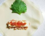 超ズボラ☆鳥挽き肉de揚げない春巻風☆作り方2写真