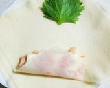 超ズボラ☆鳥挽き肉de揚げない春巻風☆作り方3写真