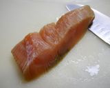 糖質制限！銀鮭のツナマヨ風(鮭マヨ)作り方1写真