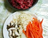 牛肉と白菜のオイスターソース味噌炒め♪作り方2写真
