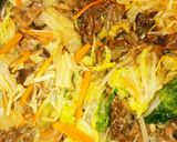 牛肉と白菜のオイスターソース味噌炒め♪作り方7写真