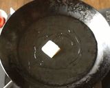 通販の冷凍カニのむき身でバター焼き作り方2写真
