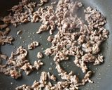 ゴボウとひき肉の甘辛そぼろ混ぜごはん作り方2写真