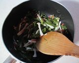 茎ワカメとエリンギのキンピラ♪作り方4写真