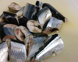 サンマのはちみつ生姜煮。作り方1写真