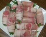 豚肉の梅しそ巻き作り方3写真