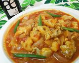 鶏肉と玉ねぎとレンコンのトマト煮込み作り方6写真