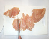 鶏むね肉と枝豆・水煮大豆のさっぱり炒め作り方3写真