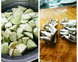 なすとしめじとツナの炒め物作り方1写真