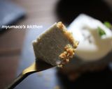 黒ゴマのレアチーズケーキ作り方5写真