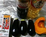 ナスとカボチャの簡単焼きびたし作り方1写真