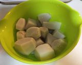 里芋 ほっこり煮作り方1写真