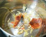 犬ご飯　鮭の石狩鍋風？汁かけご飯作り方1写真