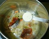 犬ご飯　鮭の石狩鍋風？汁かけご飯作り方2写真