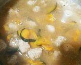 犬ご飯　かぼちゃと豚ミンチの餡かけ作り方3写真