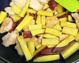 鶏肉とさつまいもの甘辛炒め作り方8写真