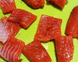 秋鮭の唐揚げ♡甘酢あんで♪作り方3写真