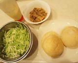 常備菜で5分＊お肉のまんぷくサンド作り方1写真