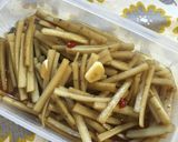 ごぼうのガーリック出汁醤油漬け♪作り方4写真