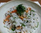 鮭と大葉のごまタップリ混ぜご飯作り方3写真