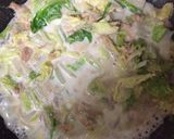 ツナと白菜のクリームパスタ作り方3写真