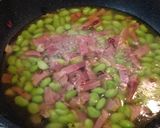 枝豆とベーコンのペペロンチーノパスタ作り方6写真