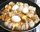 豆腐でかさ増し！豚ばら薄切り味噌角煮の味作り方14写真