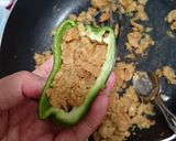 ビーガン★大豆ミートでピーマンの肉詰め作り方7写真