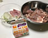 本格的やで〜♡クリームパスタ♡♡作り方1写真