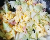 簡単！ふんわり玉子のキャベツ炒め作り方5写真