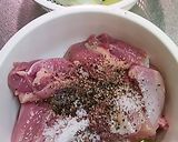 鶏ももとネギトロ～リ炒め作り方1写真
