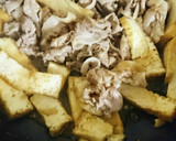 簡単☆豚肉と厚揚げの生姜焼き作り方6写真