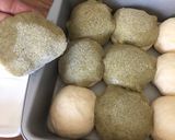 抹茶メロンパン(ちぎりパン) 卵なし ♬作り方6写真