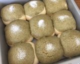 抹茶メロンパン(ちぎりパン) 卵なし ♬作り方8写真