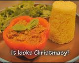 キーマカレーdeクリスマスプレート作り方14写真