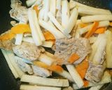 ☆大根と豚肉のかつおポン酢炒め‼︎作り方5写真