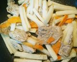 ☆大根と豚肉のかつおポン酢炒め‼︎作り方5写真