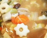 ちくわぶで♡野菜たっぷりすいとん汁風作り方3写真
