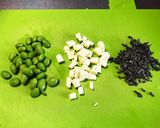 枝豆とチーズと塩昆布のおにぎり作り方1写真