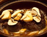 丹波の松茸と飛騨牛のコラボ すき焼き風作り方4写真