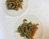 リメイク、切干大根のカレー餃子風作り方1写真