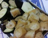 茄子、とろとろ！茄子と油揚げの炒め煮作り方1写真