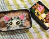 簡単キャラ弁♡こねこのチー遠足お弁当作り方7写真