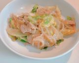 食べ応え抜群！キャベツと味噌挽肉炒め！作り方10写真