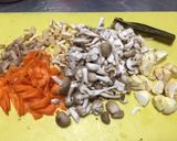 秋の炊き込みご飯作り方1写真