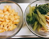 ふき☆わらび☆蓮根☆お揚げの煮しめ作り方1写真