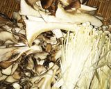 簡単お鍋！もやしとキノコのごま豆乳鍋作り方1写真