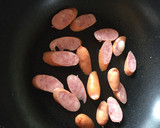節約！ソーセージと野菜の蒸し焼き作り方2写真